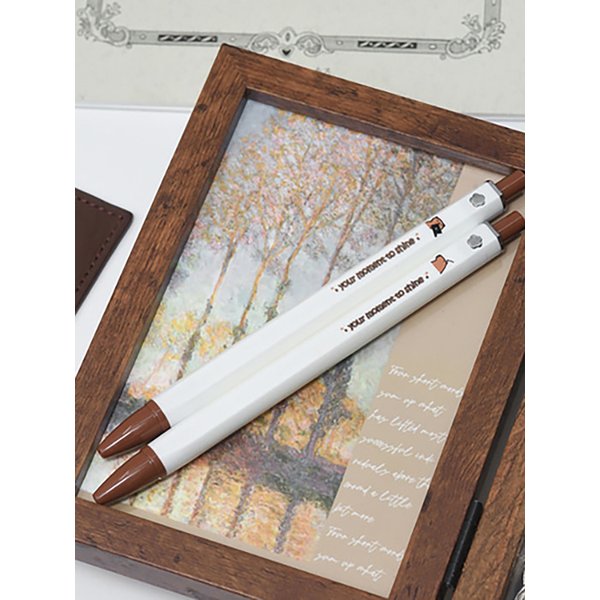 귀여운 캐릭터 모양 퓨어 0.5mm 볼펜