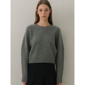 Extrafine wool crew neck knit (5colors)