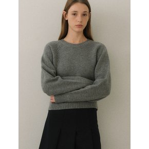 Extrafine wool crew neck knit (5colors)