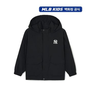 MLB키즈 24FW   데일리 아웃도어 기모 바람막이 점퍼 뉴욕양키스 7AWJR0144-50BKS