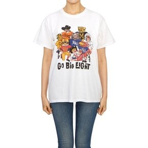 와일드동키 여성 반팔티셔츠 T BIG EIGHT WHITE W