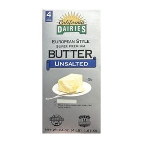 CALIFORNIA DAIRIES 유러피언 무염버터 453x4_냉장