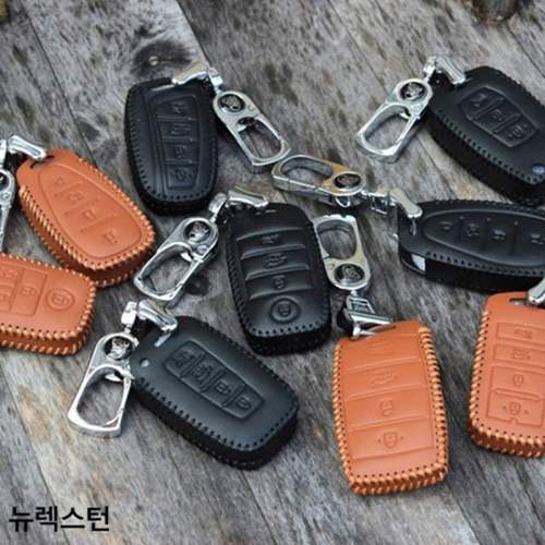 가죽 스마트 키케이스 자동차 홀더 커버 키커버 케이스 스마트키 기아