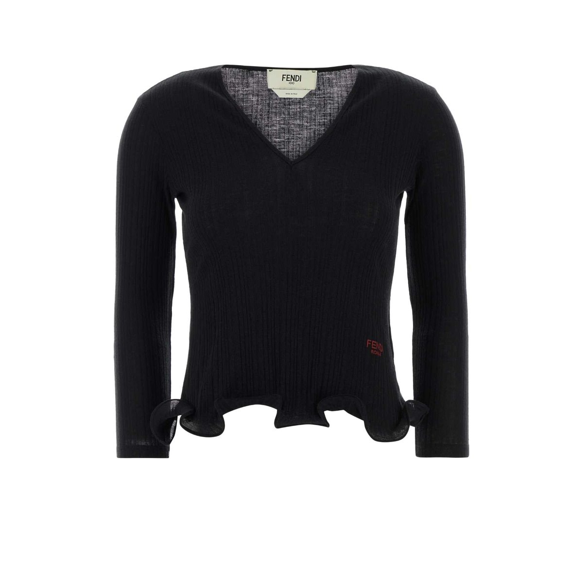 확대된 대표 펜디 여성 니트 FW25 FS9741AVFE F0GME