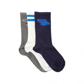 미니로디니 [부산점] 키즈 양말 2626012200 (3종 세트)