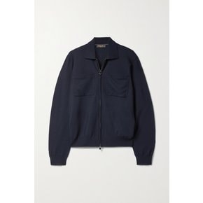 Valsesia Wool Bomber Jacket 미드나잇 블루