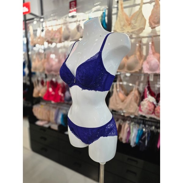 [시흥점] S 비너스 ) FY24AW 감각 블랙라벨 몰드 브라, 망레이스팬티 세트 [VBRB639/VPTB639S-BU]