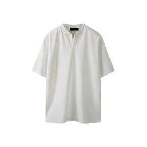 [해리슨] 오버핏 브이 반팔 헨리넥 티 SMEF1150