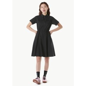 [여주점] [ENJOY] 여성 레터링 포인트 라운드넥 원피스 GQ122LOP32 BLCK