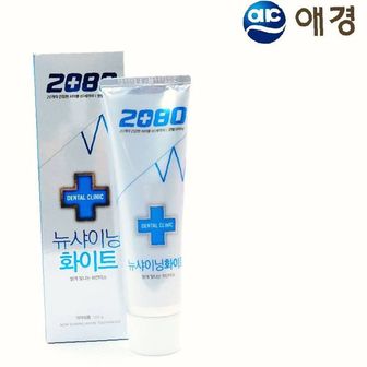 제이큐 구강관리 뉴샤이닝 치약 120g 화이트 2080 X ( 2매입 )