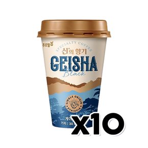 푸르밀 게이샤블랙 컵커피 300ml x 10개