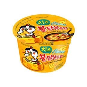 치즈불닭볶음면 16개 큰컵 컵라면 매운 치즈라면