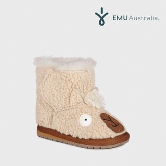 EMU Australia [공식판매처] 이뮤 키즈 Walker 라마 어그 부츠 Sand