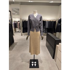 [파주점] 세트 브이넥 니트 가디건 + 울 프린지 니트 스커트 JS3B1CD531,JS2B1SK501