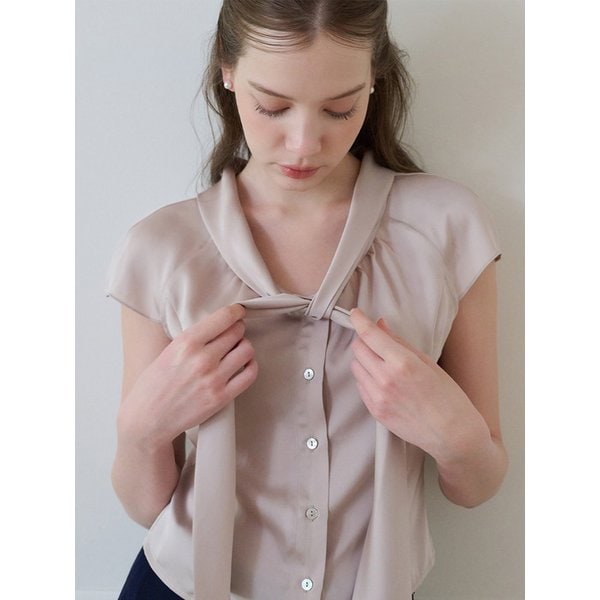 Soie Tie Blouse [Etoffe]