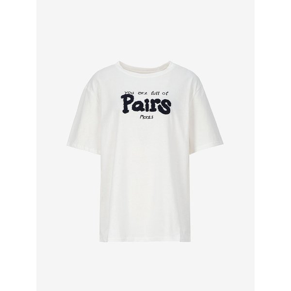 이지 프린팅 코튼 티셔츠_MC4ST80