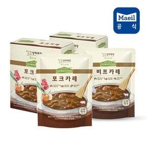 상하키친 혼합 포크카레 170g 3팩 + 비프카레 3팩