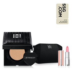 [상품권5천원]프리즘 리브르 글로우 쿠션 세트(+아이코닉 블랙파우치+로즈 퍼펙토 N1 미니 증정)