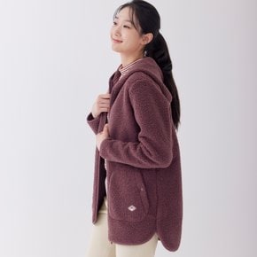 (2컬러) 에센셜 뽀글이 후드 중기장 점퍼 LSJPOA72