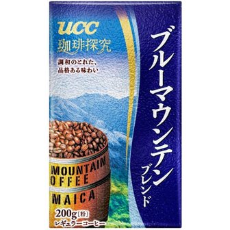  UCC 우에시마커피 커피탐구 블루마운틴 블렌드 진공팩 200g