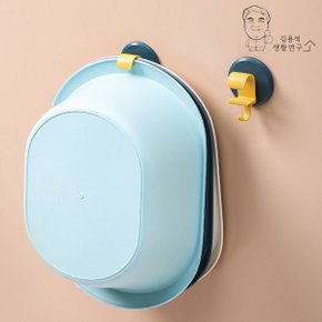 무타공 듀올 세숫대야 걸이 욕실 홀더 거치대 후크