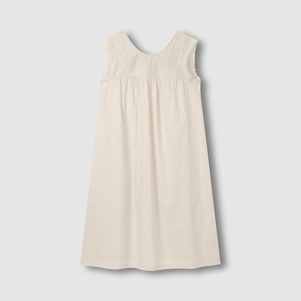 여 아일렛 민소매 파자마 원피스 J206203082011