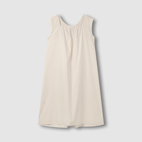 여 아일렛 민소매 파자마 원피스 J206203082011