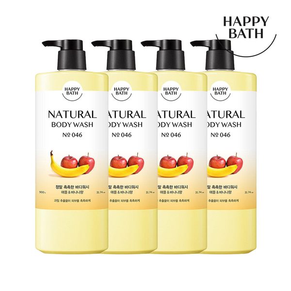 정말 촉촉한 바디워시 900g 4개
