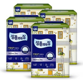 리얼실키 미용티슈 180매 3입 4팩