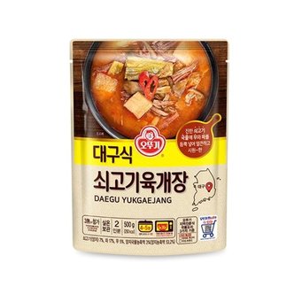  [오뚜기] 대구식 쇠고기육개장 500g x 12