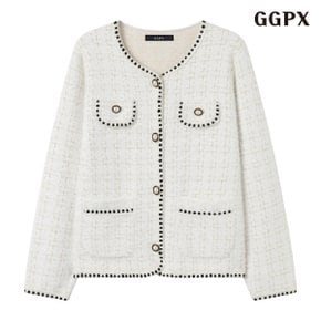 노카라 진주 트위드 가디건 (GPDCK018D)