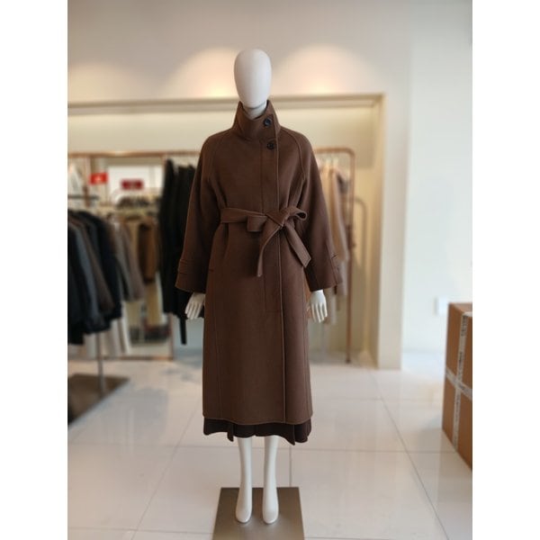 [여주점] 씨씨콜렉트 벨티드하이넥롱코트 E254msh162