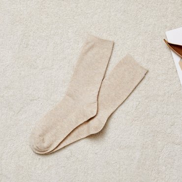 모던하우스 잇츠삭스 골지 베이직 양말 멜란지 오트밀