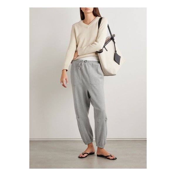 닐리 로탄 둘세 코튼 혼방 저지 트랙 팬츠 그레이 1647597359148147