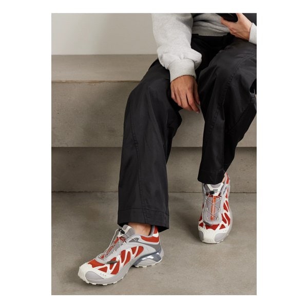 Xt 위스퍼 고무 트리밍 메시 스니커즈 레드 46376663162895253