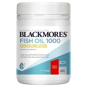 호주직구 Blackmores 블랙모어스 무취 피쉬 오일 1000mg 오메가3 500캡슐