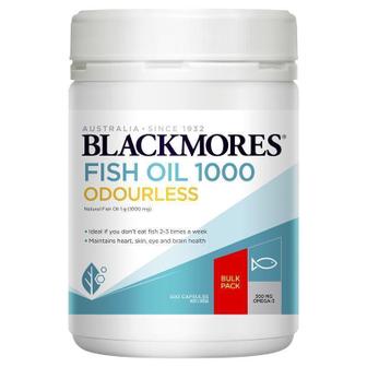  호주직구 Blackmores 블랙모어스 무취 피쉬 오일 1000mg 오메가3 500캡슐