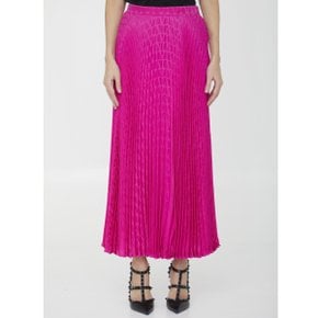 [발렌티노 가라바니] Womens Skirt 3B3RAA90_7TK_UWT FUCHSIA