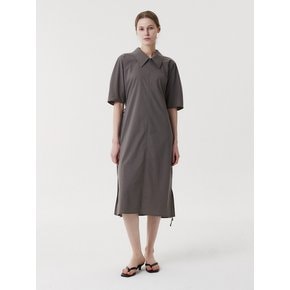 DRAWSTRING DRESS (TAUPE)