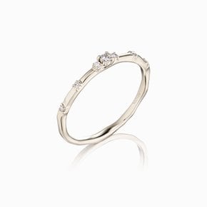 14K A flower bud 레이어드 반지 NNW00217R