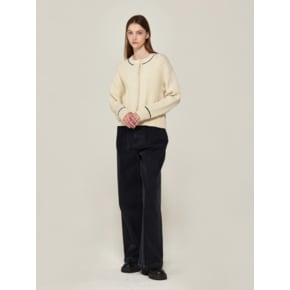 Pure Wool Cable Cardigan (IVORY)