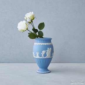 [WEDGWOOD] 웨지우드 제스퍼웨어 페일 블루 바운티풀 화병 20cm 884011