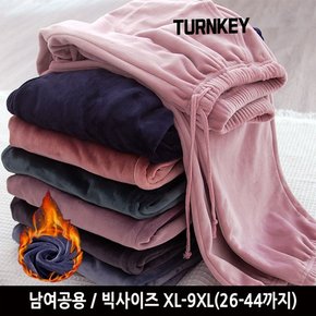 남성 빅사이즈XL-9XL26-44까지GM-3199 극세사융털수면바지 밍크 파자마 당일출고