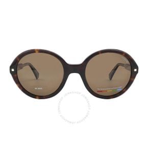 4663775 Polaroid Polarized Bronze Round Ladies Sunglasses