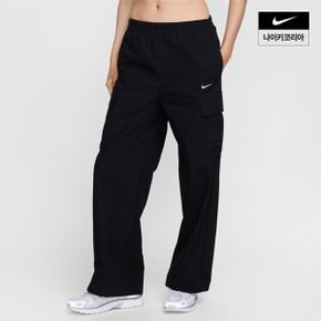 우먼스 나이키 스포츠웨어 에브리씽 우븐 미드라이즈 카고 팬츠 NIKE FV7644-010