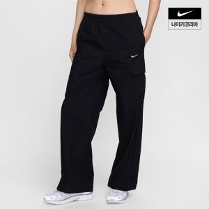 나이키 우먼스 나이키 스포츠웨어 에브리씽 우븐 미드라이즈 카고 팬츠 NIKE FV7644-010