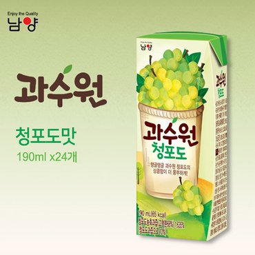 남양 과수원 190ml x24 청포도