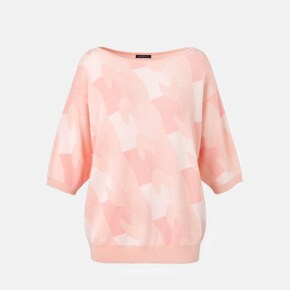 Pink M Signature Jacquard Knitwear Top M211CK0053P