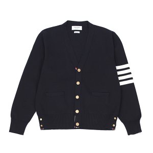 톰브라운 밀라노 스티치 면 가디건 MKC171A-00219 415 (NAVY)