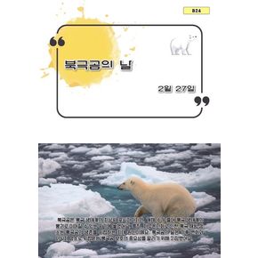북극곰의 날 북극곰의날 책